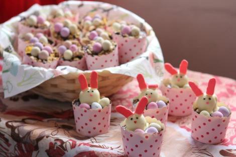 Easter egg cupcakes
