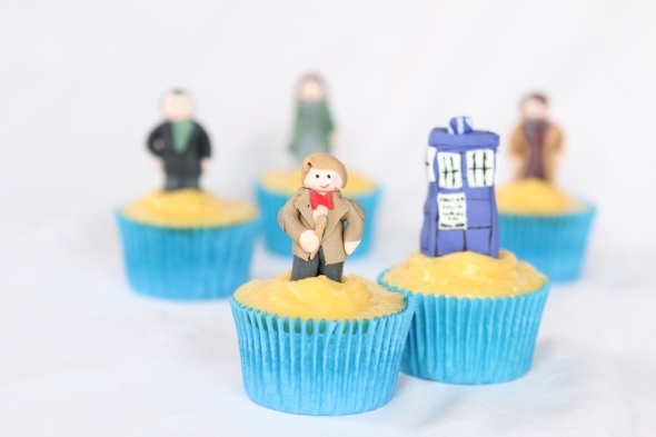 Doctor Who cupcakes by Cupcaketeer